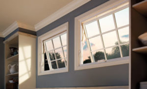 open windows from an interior view