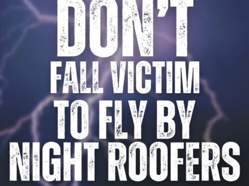 Don't Fall for Fly by Night Roofers cover