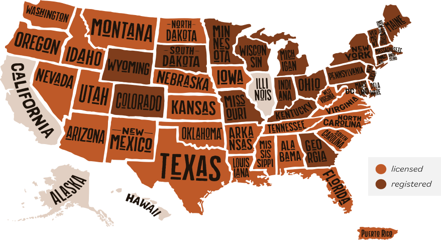 Commercial Service Area Map