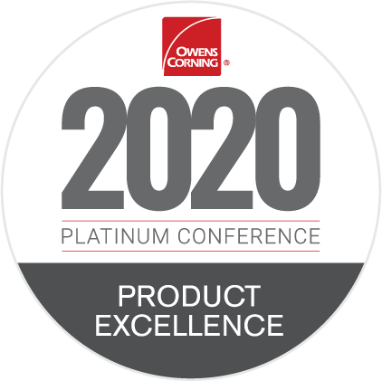 Owens Corning Product Excellence 2020